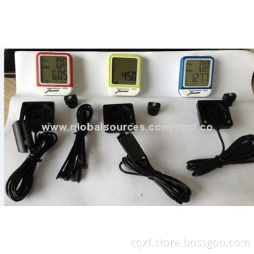 Cycle computer for bicycle, speed LCD display